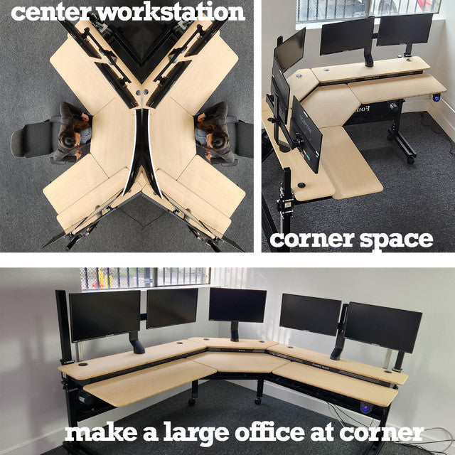 Foundry Bench Corner Standing Desk