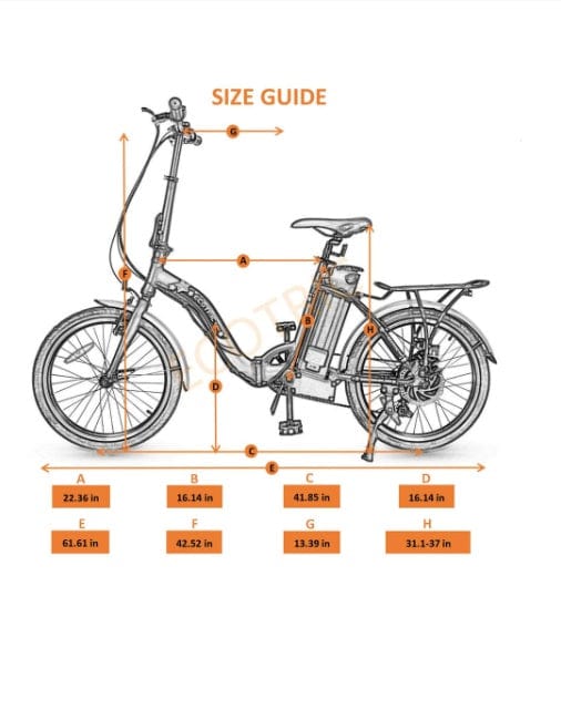 UL Certified-Ecotric Starfish 20inch portable and folding electric bike