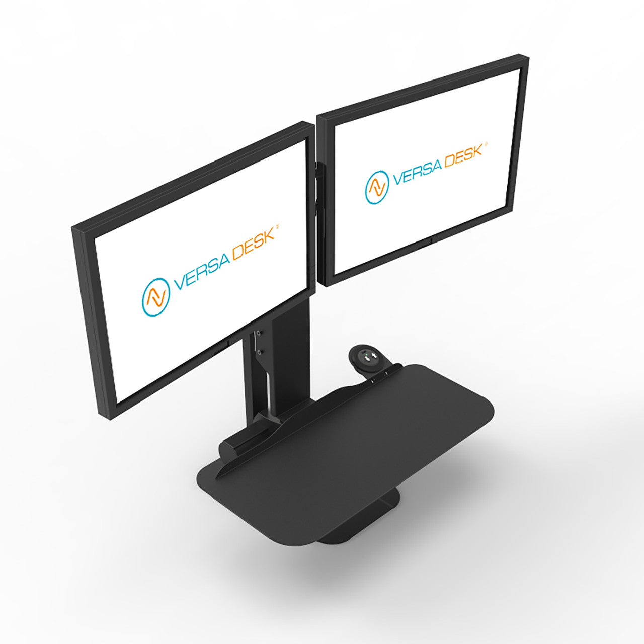 Micro Power Desk Riser - Dual