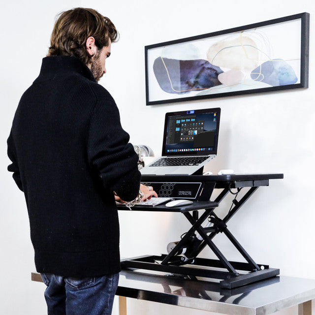 UltraLite Electric Standing Desk Converter