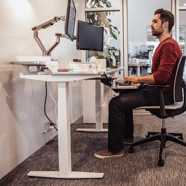 PowerLift Split Level Electric Standing Desk
