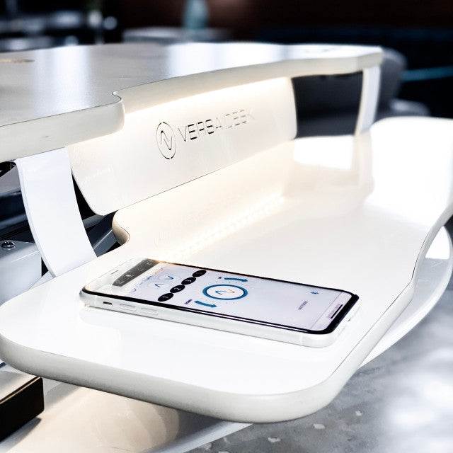 PowerPro® Elite Corner Sit To Stand Electric Desk Converter With USB Charging Plug, Memory Setting And App Controllable