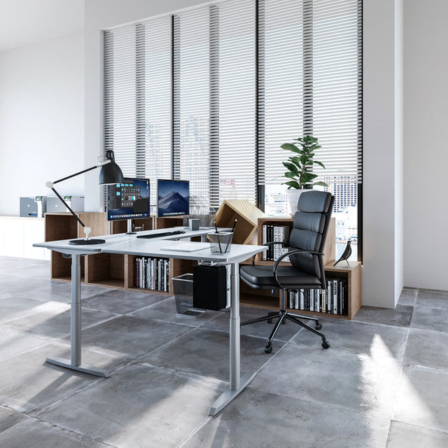 PowerLift L-Shaped Standing Desk