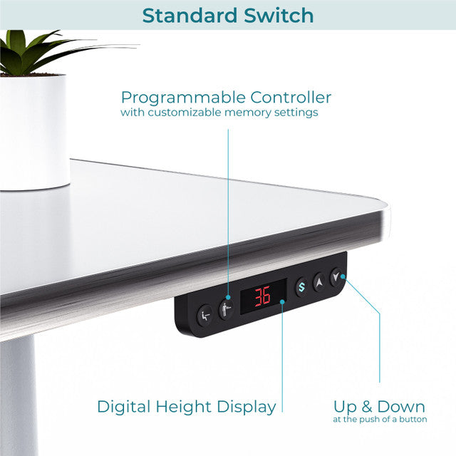 PowerLift Split Level Electric Standing Desk