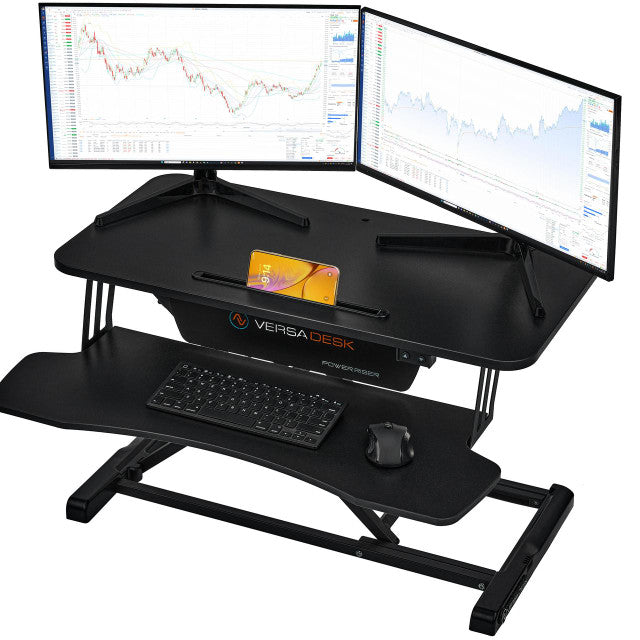 Power Riser Electric Standing Desk Converter 32", Black