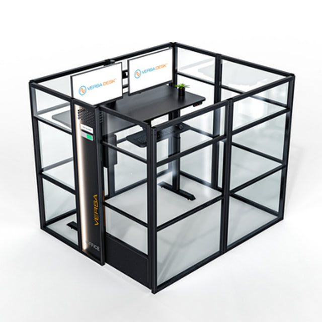Q-Bee Cube O -Glass Office Cubicle with Door