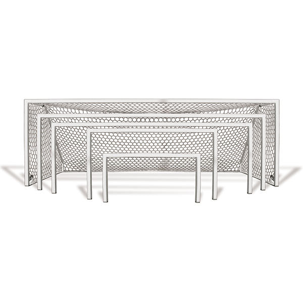 Golden Goal 44 Square Aluminum Portable Soccer Goal