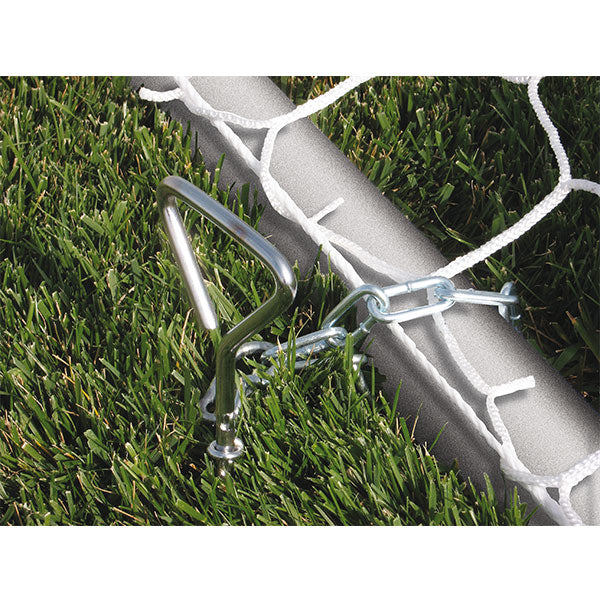 World Class 40 Round Aluminum Portable Soccer Goal