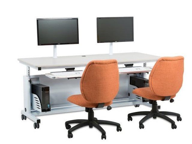 Deluxe Height Adjustable Computer Table