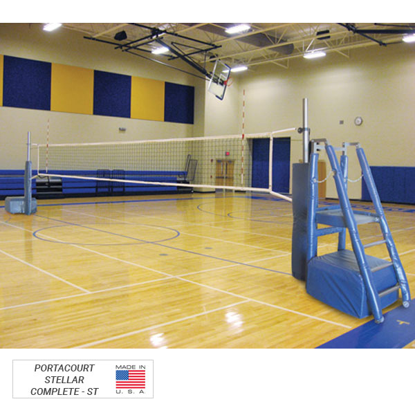 PortaCourt Stellar Portable Recreational Volleyball System