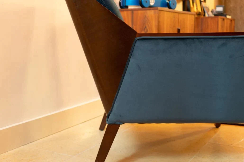 Authentic Models Club Lounge Chair, Velvet