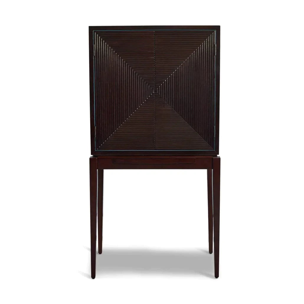 Authentic Models Art Deco Liquor Cabinet, Brown