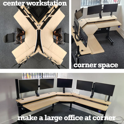 Foundry Bench Corner Standing Desk