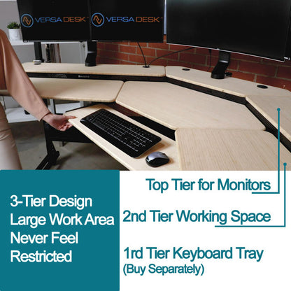 Foundry Bench Corner Standing Desk