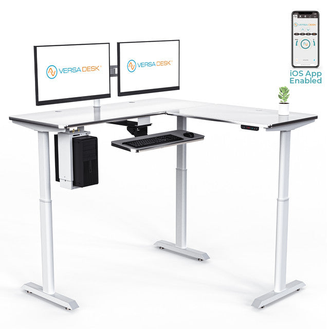 PowerLift L-Shaped Standing Desk