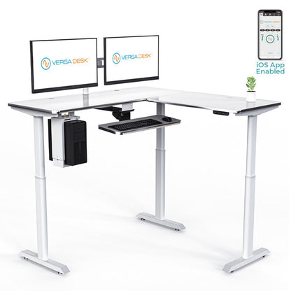 PowerLift L-Shaped Standing Desk