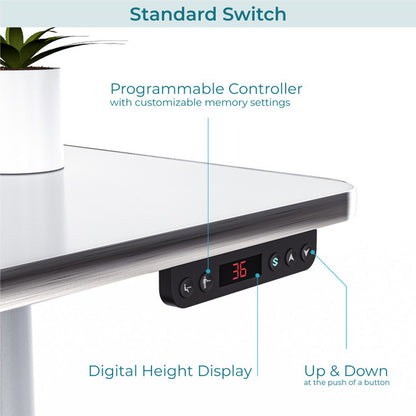 PowerLift Split Level Electric Standing Desk