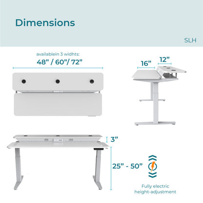 PowerLift Split Level Electric Standing Desk