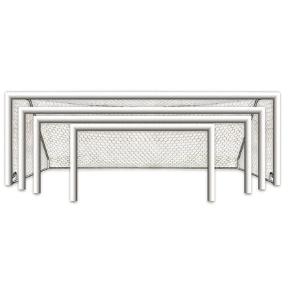 World Class 40 Round Aluminum Portable Soccer Goal