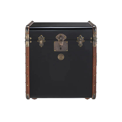 Stateroom End Table Chest by Authentic Models, Black